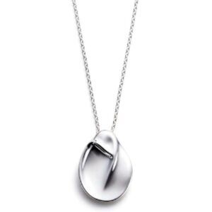 Tiffany & Co - Elsa Peretti 925 Silver Madonna Pendant on 17” chain